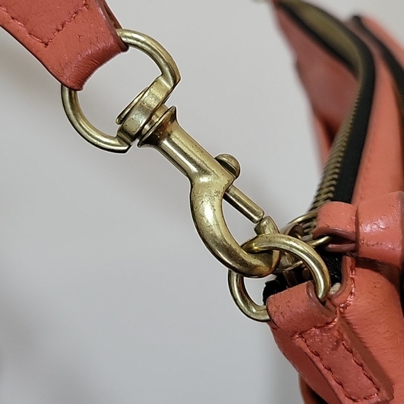 Lucky Brand Orange Koda Leather crossbody bag😍🥰 - Picture 10 of 15